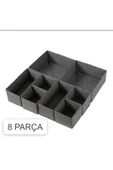 Coco 8 Parça Çekmece Içi Kutu Seti Dolap Kıyafet Çamaşır düzenleyici Organizer thumbnail 2