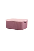 3 Adet Storage 13 Lt Mix Dolap Içi Düzenleyici Kutu - Çorap Kıyafet Kapaklı Saklama Kabı - 5