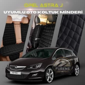 Opel Astra J Siyah Renk Tay Tüyü Cepli & Terletmez Sırtlı Oto Koltuk Minder Seti - Koltuk Koruma Kılıfı (ÖN & ARKA TAM SET) thumbnail 1