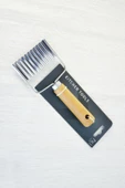 Nishev.com Evini Sev Bambu Saplı Metal Patates Doğrayıcı Dilim Dilim - 1