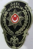 ÖZEL GÜVENLİK ROZETLİ CÜZDANI v +1-ROZET  SATINAL.SIVILE SATILMAZ - 2