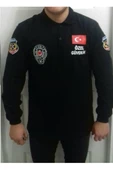 UZUN KOL,SİYAH RENK,ÖZEL GÜVENLİK TİŞÖRT SATINAL.SIVILE SATILMAZ. - 2
