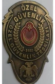 ÖZEL GÜVENLİK ROZETLİ CÜZDANI v +1-ROZET  SATINAL.SIVILE SATILMAZ - 2