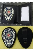 YENI MODEL.ÖZEL GÜVENLİK ROZETLİ CÜZDANI ve KEMER ROZETİ SATINAL-SIVILE SATILMAZ. - 1