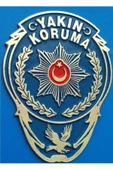 YERLİ ÜRETİM.YAKIN KORUMA ROZETLİ CÜZDANI v +1 ADET ROZET SATINAL-SIVILE SATILMAZ. - 2