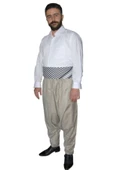 Krem Renk El Emeği,uçkurlu Adana Şalvarı Alana 1-puşi Size Hediyedir,şalvar Için,boy Kılo Yazınız - 3