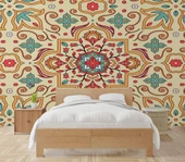 Renkli Çini Motifli Duvar Kağıdı thumbnail 2