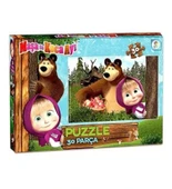 30 Parça Lisanslı Masha ve Koca Ayı Puzzle 5744 - 1