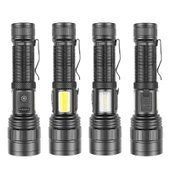 Ps-6153 10000 Lümen Zoomlu Mıknatıslı Tg Cob Led Powerbank Özellikli Profesyonel El Feneri thumbnail 2