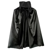 Siyah Renk Yakalı Halloween Pelerini 90 Cm - 1