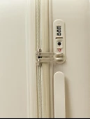 Benetton Trolley Valiz Bej Büyük Boy 14BNT1000-01-BJ - 5