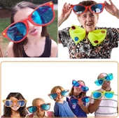 Büyük Parti Gözlüğü Rengarenk 12 Adet 27x9 Cm thumbnail 3