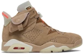 Nike Air Jordan Retro 6 Travis Scott British Khaki Spor Ayakkabı - 1