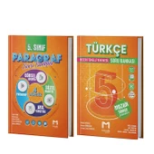 Mozaik Yayınları 5.Sınıf Türkçe ve Paragraf Soru Bankası Seti 2 Kitap - 1