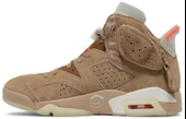 Nike Air Jordan Retro 6 Travis Scott British Khaki Spor Ayakkabı - 3