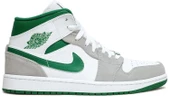 Nike Jordan 1 Mid SE White Pine Green Smoke Grey Spor Ayakkabı thumbnail 1