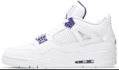 Nike Air Jordan Retro 4 Purple Metallic Spor Ayakkabı - 3