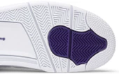 Nike Air Jordan Retro 4 Purple Metallic Spor Ayakkabı - 5