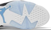 Nike Air Jordan 6 Retro UNC White Spor Ayakkabı - 5
