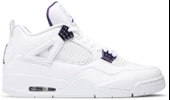Nike Air Jordan Retro 4 Purple Metallic Spor Ayakkabı - 1