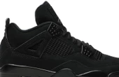 Nike Air Jordan Retro 4 Black Cat Spor Ayakkabı thumbnail 2
