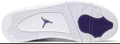 Nike Air Jordan Retro 4 Purple Metallic Spor Ayakkabı - 4
