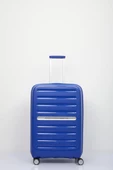 Benetton Trolley Valiz Mavi Orta Boy 14BNT1000-02-M - 1