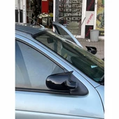 RENAULT SYMBOL 1998-2007 YARASA AYNA KAPAĞI FİBER SİYAH BOYALI thumbnail 5