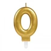 0 Rakam Mum Gold Renk - 1
