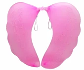 Pembe Renk Ortası Pembe Tüylü Tül Peri Kanadı 40x50 Cm thumbnail 2