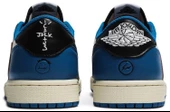 Nike Travis Scott x Fragment Air Jordan 1 Low OG White/Blue/Sail Spor Ayakkabı - 6