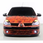 RENAULT SYMBOL 1998-2007 YARASA AYNA KAPAĞI FİBER SİYAH BOYALI thumbnail 7