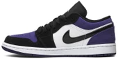 Nike Air Jordan 1 Low Court Purple Spor Ayakkabı thumbnail 3
