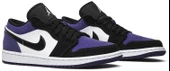 Nike Air Jordan 1 Low Court Purple Spor Ayakkabı thumbnail 8