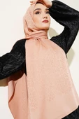 Mini Çiçekli Jakar Şal Tarçın -18 thumbnail 1