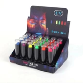 Karanlıkta Parlayan Yanan Uv Neon Ruj Yüz Boyama 6 Adet 6 Renk - 5