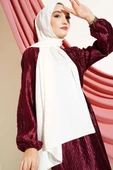 Halka Desen Jakar Şal Ekru -22 thumbnail 1