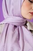 Halka Desen Jakar Şal Lila thumbnail 4