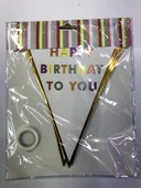 Happy Birthday To You Flama Bayrak Süs - 3