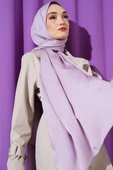 Halka Desen Jakar Şal Lila - 2