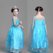 Karlar Ülkesi Elsa Mavi Kalpli Taç Ve Mavi Asa Seti Çocuk Boy - 6