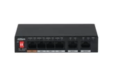 DAHUA PFS3006-4GT-60 6 PORT 4XGE-2XGE 60W POE SWİTCH - 1