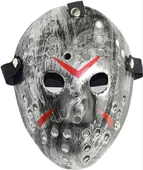 Jason Maskesi Hannibal Maskesi Metal Gümüş Renk 20x25 Cm thumbnail 1