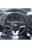 DİKİŞLİ DİREKSİYON KILIFI SİYAH DERİ MAVİ DİKİŞLİ CHEVROLET CRUZE İÇİN thumbnail 1