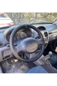 DİKİŞLİ DİREKSİYON KILIFI - SİYAH DERİ MAVİ YÜZÜK/DİKİŞ RENAULT CLİO İÇİN - 1