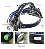 F-823a Su Geçirmez Şarjlı Kafa Lambası thumbnail 3