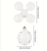 Led Futbol Ufo Ampul E27 28w 360 Derece Katlanır Lamba Ac 220v Lamba Led Spot Işık Beyaz Glop Led thumbnail 2