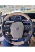 DİKİŞLİ DERİ DİREKSİYON KILIFI SİYAH/BEJ DERİ SİYAH DİKİŞLİ VOLVO TIR KAMYON İÇİN thumbnail 1