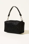 Taşlı Mini El Çantası Siyah Siyah thumbnail 1