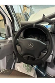 DİKİŞLİ DİREKSİYON KILIFI NOKTALI/NUBUK GRİ YÜZÜK DİKİŞLİ MERCEDES SPRİNTER (2014 sonrası) Uyumlu - 2